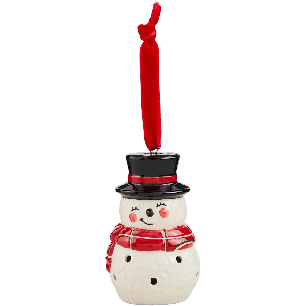 image:imageMud Pie Classic Light Ornament Snowman 3 34 x 2 12