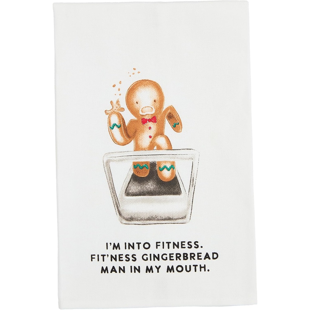 image:imageMud Pie Gingerbread Man Towel Fitness 26 x 16 12