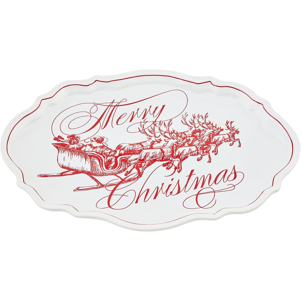 image:imageMud Pie Toile Platter 11 12 x 16